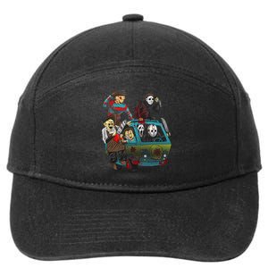 Scary Holocaust Machine Van Movie Characters 7-Panel Snapback Hat