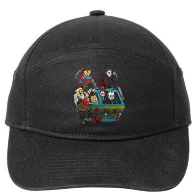 Scary Holocaust Machine Van Movie Characters 7-Panel Snapback Hat