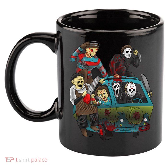 Scary Holocaust Machine Van Movie Characters 11oz C Handle Ceramic Mug