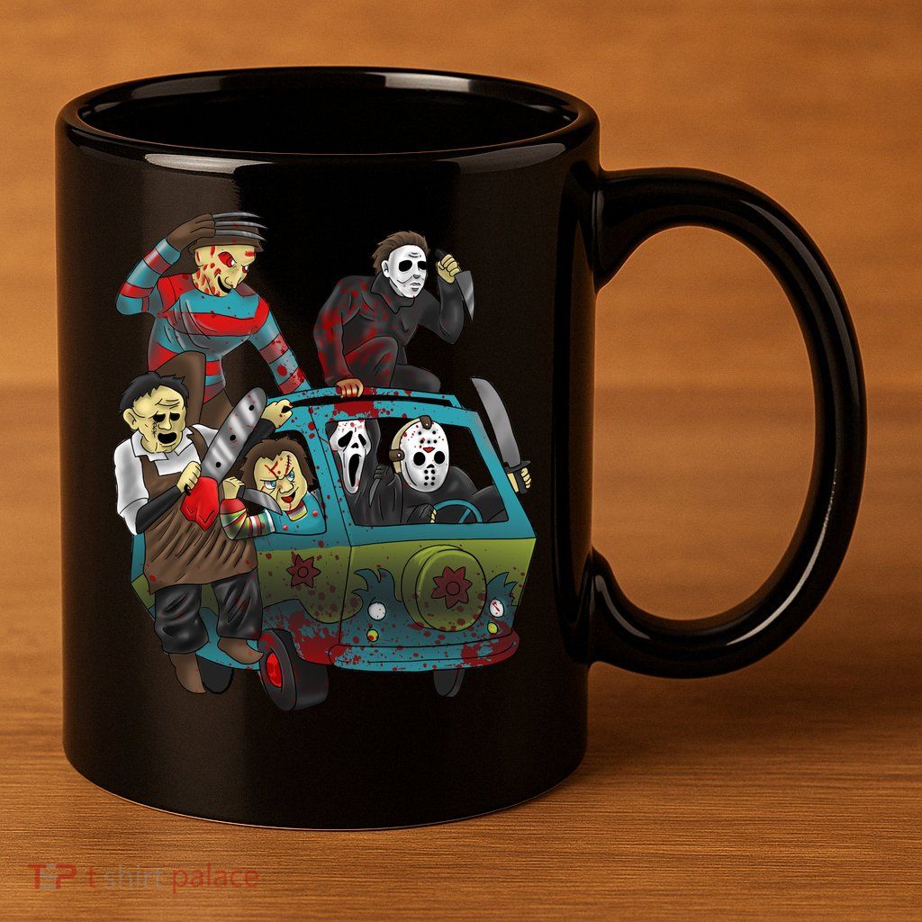 Scary Holocaust Machine Van Movie Characters 11oz C Handle Ceramic Mug