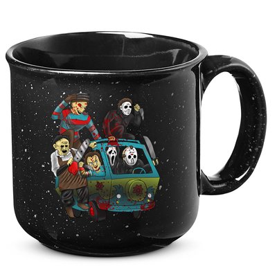 Scary Holocaust Machine Van Movie Characters 15oz Campfire Ceramic Mug
