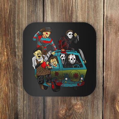 Scary Holocaust Machine Van Movie Characters Coaster