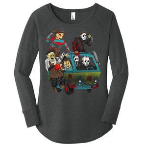 Scary Holocaust Machine Van Movie Characters Women's Perfect Tri Tunic Long Sleeve Shirt