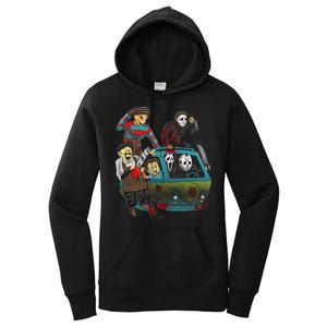 Scary Holocaust Machine Van Movie Characters Women's Pullover Hoodie