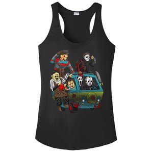 Scary Holocaust Machine Van Movie Characters Ladies PosiCharge Competitor Racerback Tank