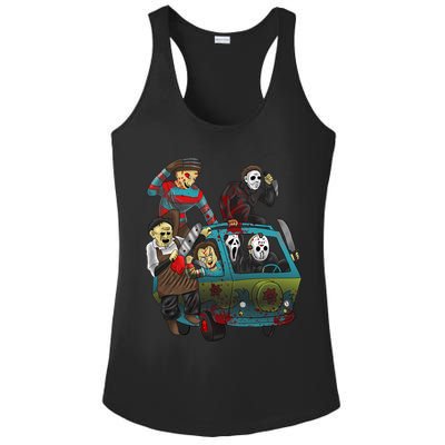 Scary Holocaust Machine Van Movie Characters Ladies PosiCharge Competitor Racerback Tank