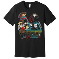 Scary Holocaust Machine Van Movie Characters Premium T-Shirt