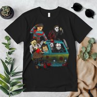 Scary Holocaust Machine Van Movie Characters Premium T-Shirt