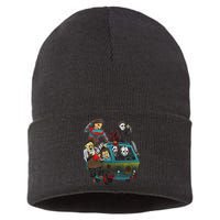 Scary Holocaust Machine Van Movie Characters Sustainable Knit Beanie