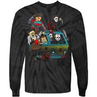 Scary Holocaust Machine Van Movie Characters Tie-Dye Long Sleeve Shirt