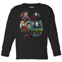 Scary Holocaust Machine Van Movie Characters Toddler Long Sleeve Shirt