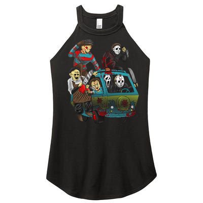 Scary Holocaust Machine Van Movie Characters Women's Perfect Tri Rocker Tank