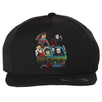 Scary Holocaust Machine Van Movie Characters Wool Snapback Cap