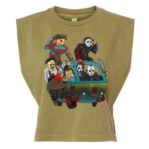 Scary Holocaust Machine Van Movie Characters Garment-Dyed Women's Muscle Tee