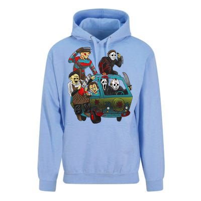 Scary Holocaust Machine Van Movie Characters Unisex Surf Hoodie