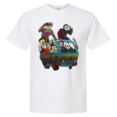 Scary Holocaust Machine Van Movie Characters Garment-Dyed Heavyweight T-Shirt