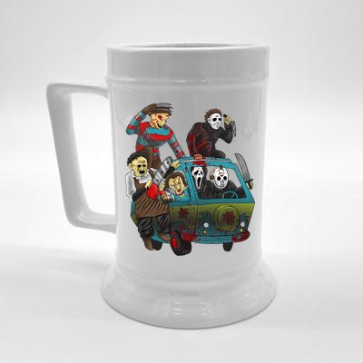 Scary Holocaust Machine Van Movie Characters Beer Stein