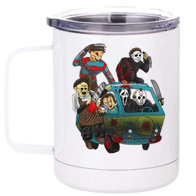 Scary Holocaust Machine Van Movie Characters 12 oz Stainless Steel Tumbler Cup