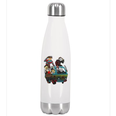 Scary Holocaust Machine Van Movie Characters Stainless Steel Insulated Water Bottle