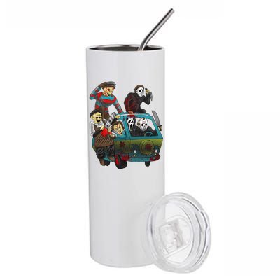 Scary Holocaust Machine Van Movie Characters Stainless Steel Tumbler