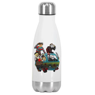 Scary Holocaust Machine Van Movie Characters Stainless Steel Insulated Water Bottle