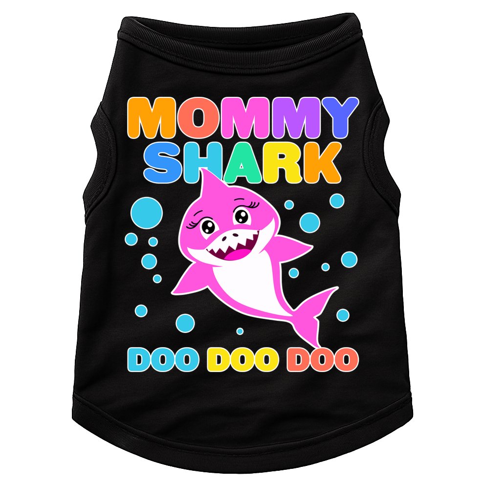 Scary Mommy Shark Doo Doo Doo Halloween Doggie Tank
