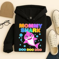 Scary Mommy Shark Doo Doo Doo Halloween Hoodie