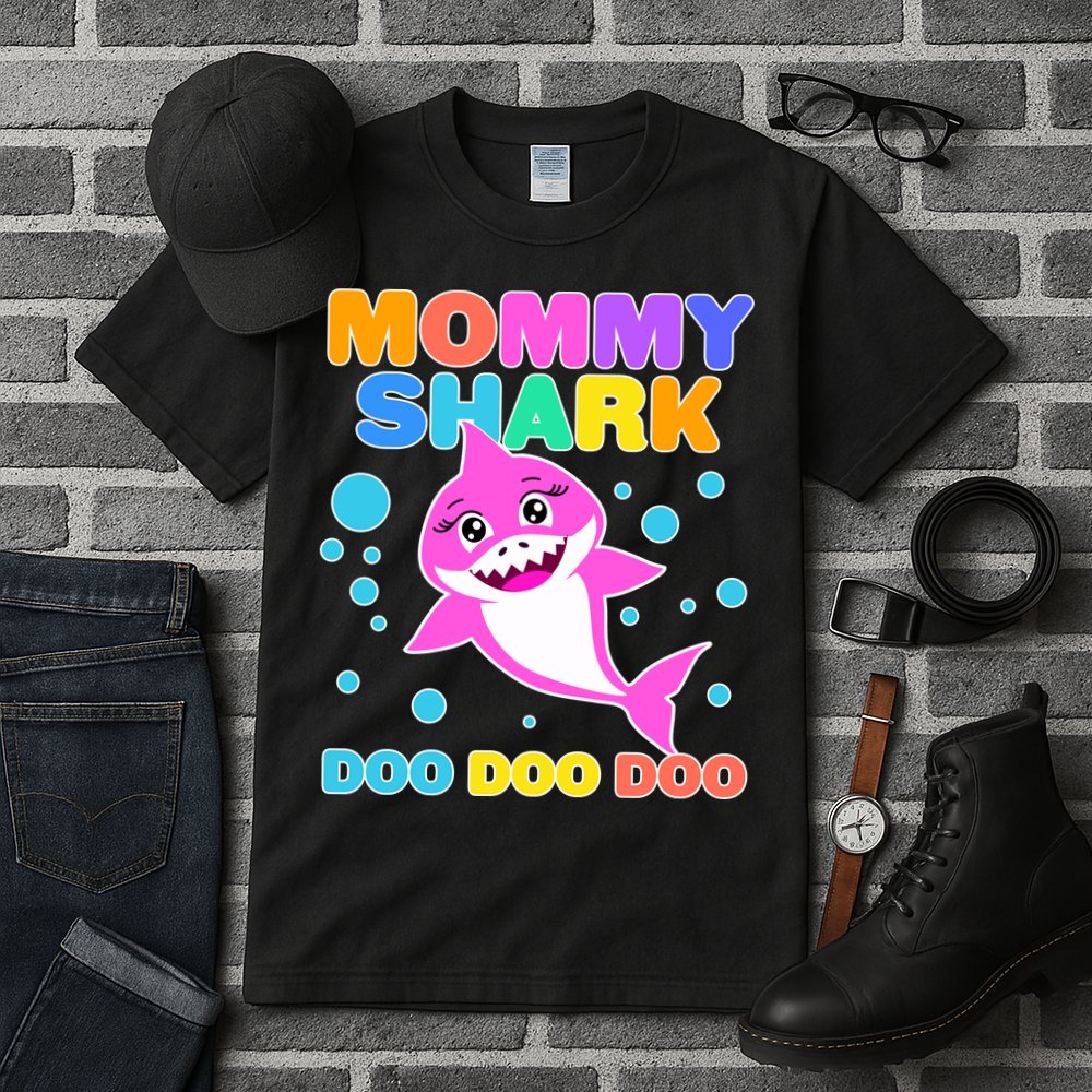 Scary Mommy Shark Doo Doo Doo Halloween Tall T-Shirt
