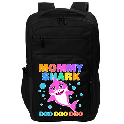 Scary Mommy Shark Doo Doo Doo Halloween Impact Tech Backpack