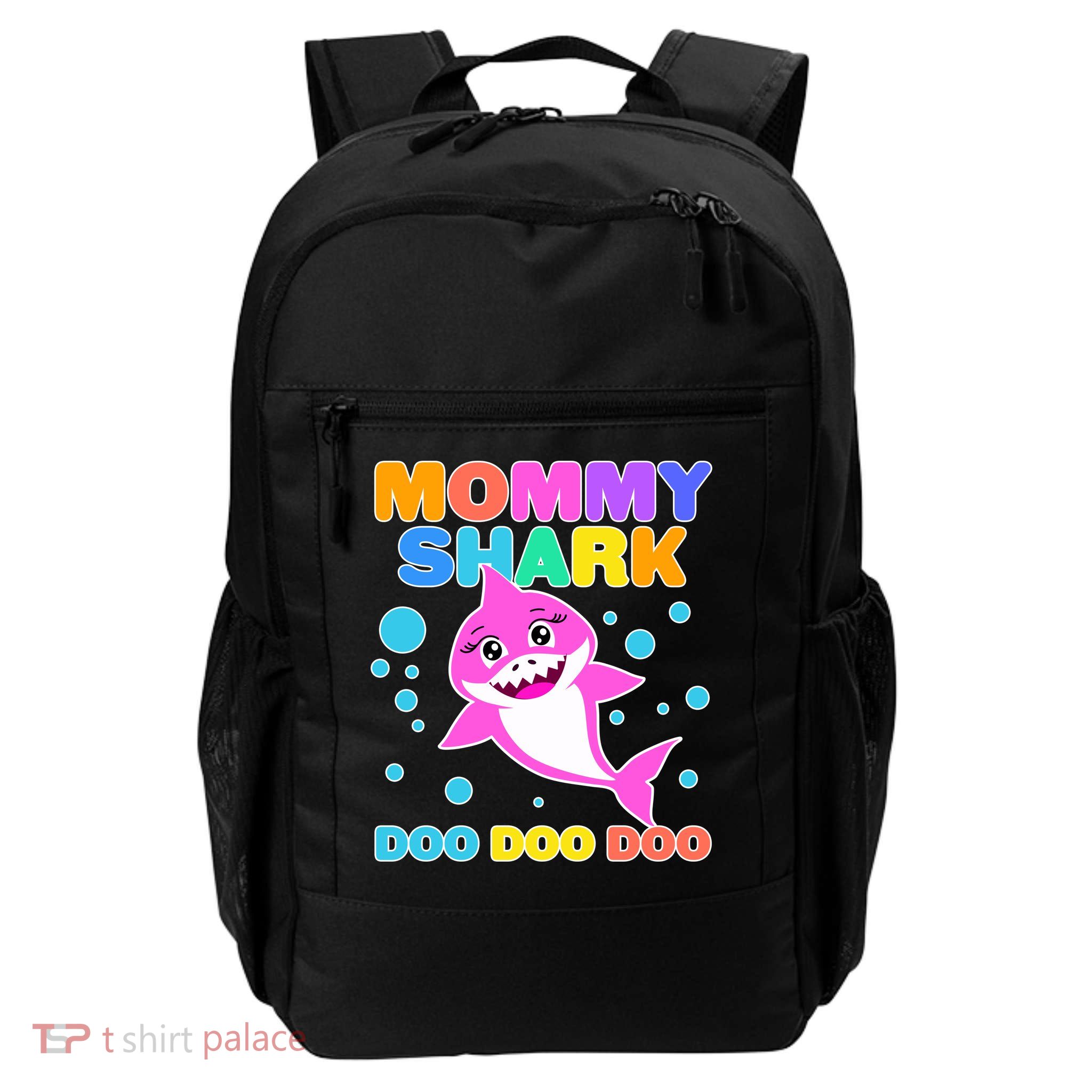 Scary Mommy Shark Doo Doo Doo Halloween Daily Commute Backpack