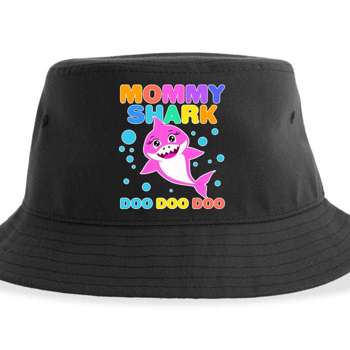 Scary Mommy Shark Doo Doo Doo Halloween Sustainable Bucket Hat