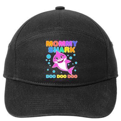 Scary Mommy Shark Doo Doo Doo Halloween 7-Panel Snapback Hat