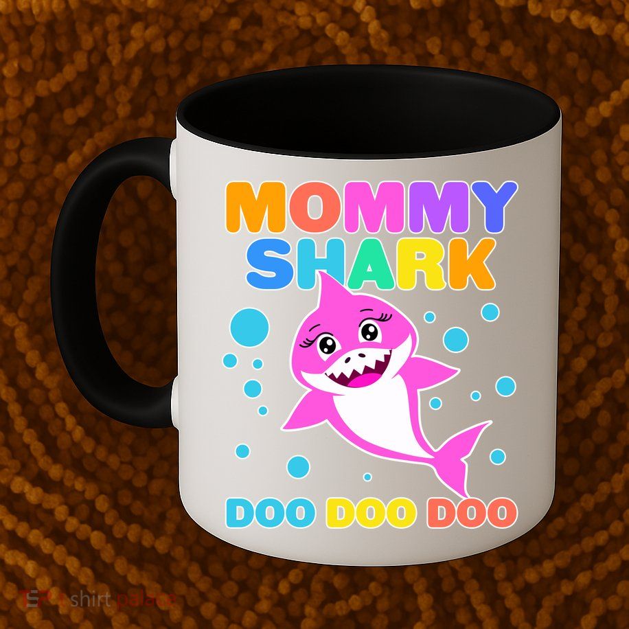 Scary Mommy Shark Doo Doo Doo Halloween Mug