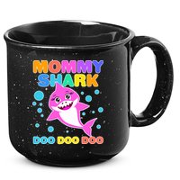 Scary Mommy Shark Doo Doo Doo Halloween 15oz Campfire Ceramic Mug