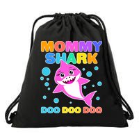 Scary Mommy Shark Doo Doo Doo Halloween Drawstring Bag