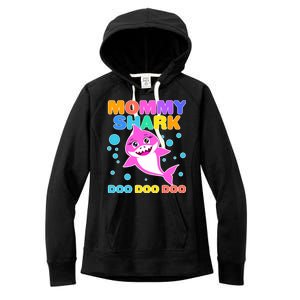 Scary Mommy Shark Doo Doo Doo Halloween Women's Fleece Hoodie