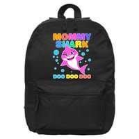 Scary Mommy Shark Doo Doo Doo Halloween 16 in Basic Backpack