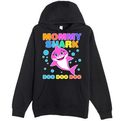 Scary Mommy Shark Doo Doo Doo Halloween Premium Pullover Hoodie
