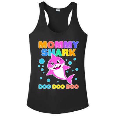 Scary Mommy Shark Doo Doo Doo Halloween Ladies PosiCharge Competitor Racerback Tank