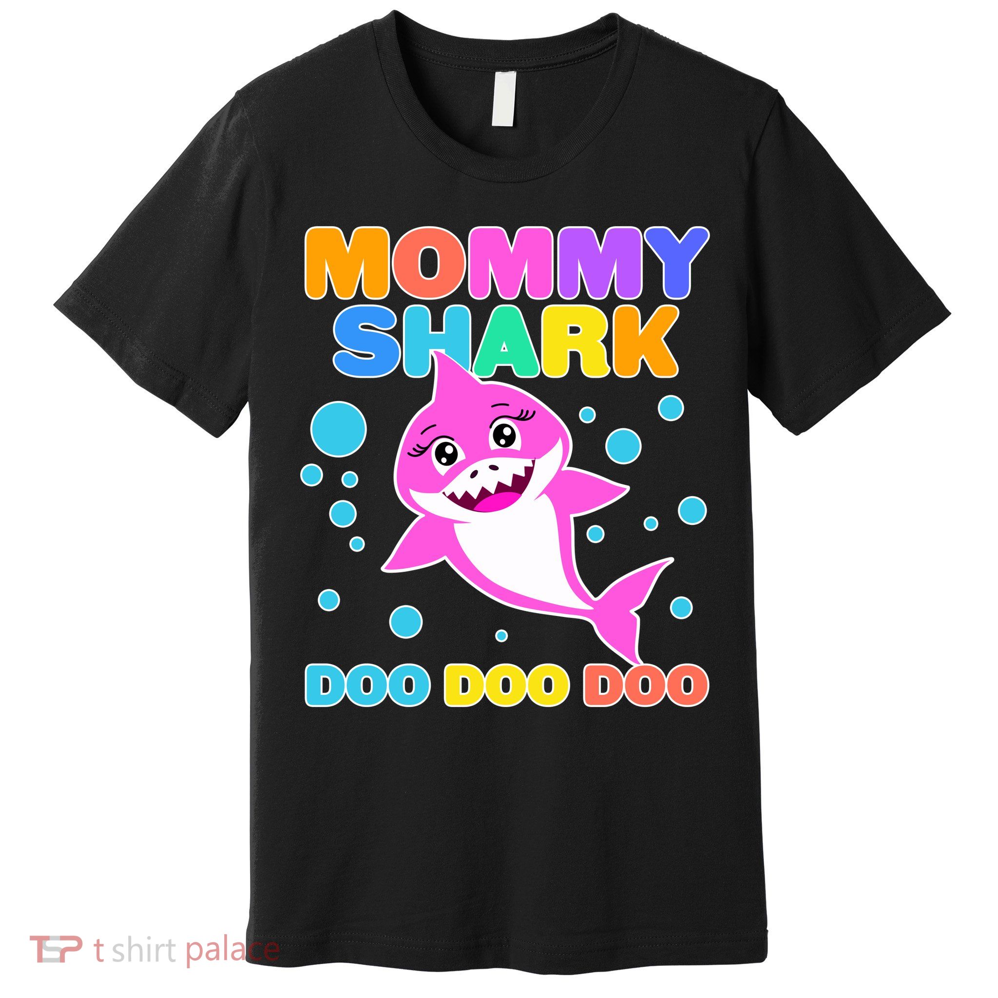 Scary Mommy Shark Doo Doo Doo Halloween Premium T-Shirt