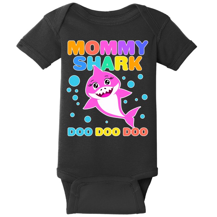 Scary Mommy Shark Doo Doo Doo Halloween Baby Bodysuit