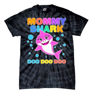 Scary Mommy Shark Doo Doo Doo Halloween Tie-Dye T-Shirt