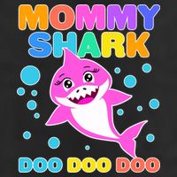 Scary Mommy Shark Doo Doo Doo Halloween Trucker Hat