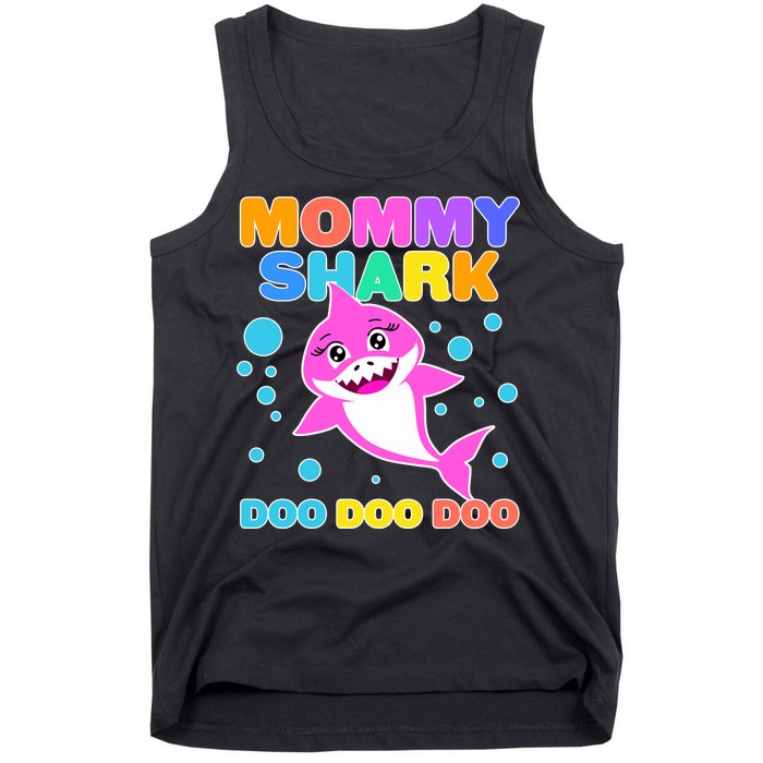 Scary Mommy Shark Doo Doo Doo Halloween Tank Top