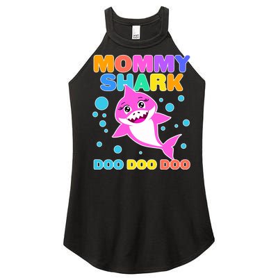 Scary Mommy Shark Doo Doo Doo Halloween Women’s Perfect Tri Rocker Tank