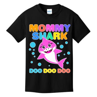 Scary Mommy Shark Doo Doo Doo Halloween Kids T-Shirt