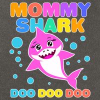 Scary Mommy Shark Doo Doo Doo Halloween Cotton Canvas Backpack