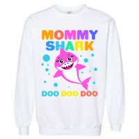 Scary Mommy Shark Doo Doo Doo Halloween Garment-Dyed Sweatshirt
