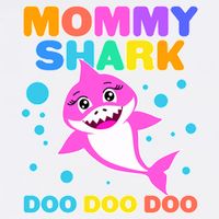 Scary Mommy Shark Doo Doo Doo Halloween Garment-Dyed Sweatshirt