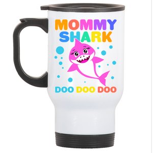 Scary Mommy Shark Doo Doo Doo Halloween Stainless Steel Travel Mug